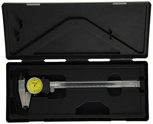0-200mm Dial Caliper with Yellow Dial D6601