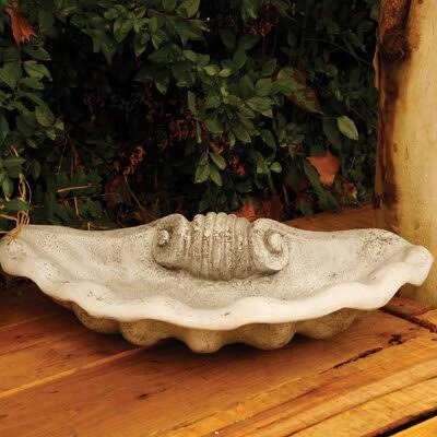 Shell Birdbath M7897