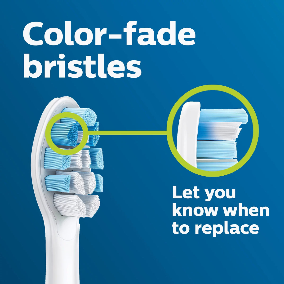 White Replacement Toothbrush Heads C9234