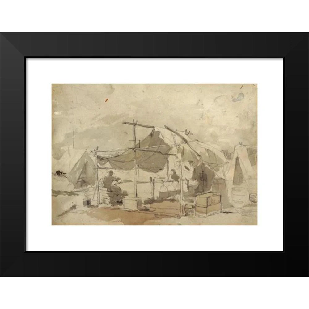 Army Cook's Tent (1861) Framed Art Print P60118