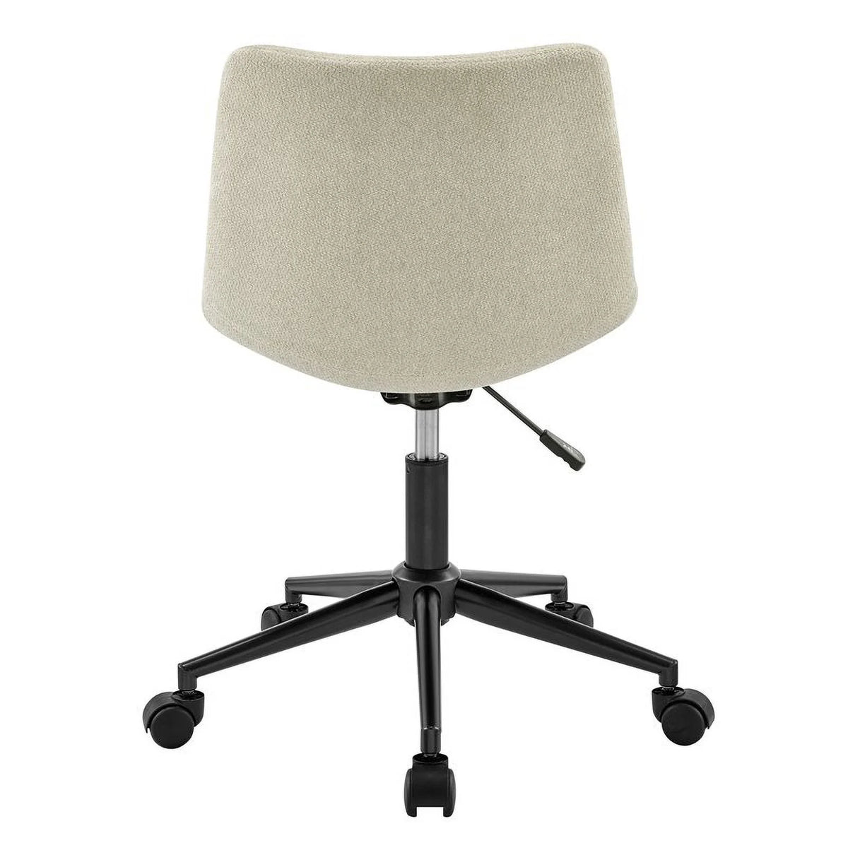 Cream Fabric Swivel Office Chair X169378