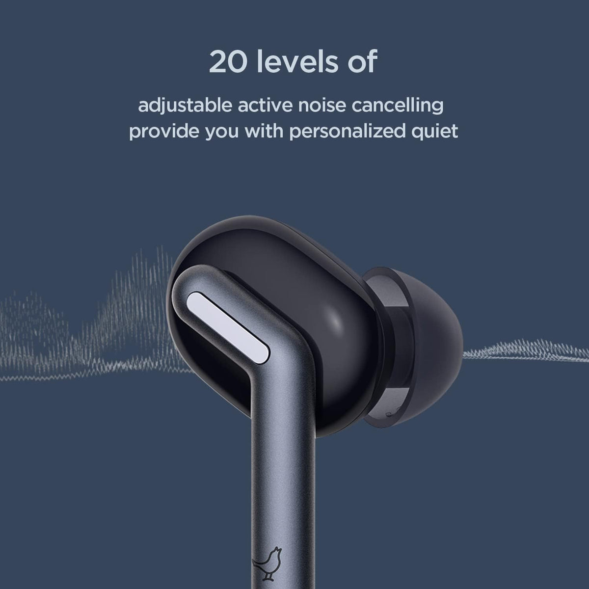 Wireless Neckband Sport Headphones with Active Noise Cancelling, Bluetooth 5.2, IP54 Sweat Resistant K943693