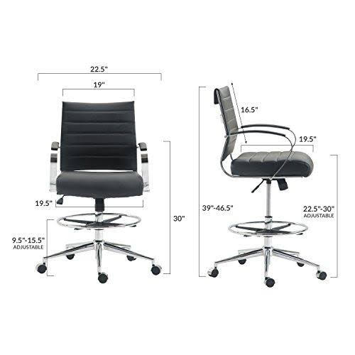 Drafting Chair (Black) A745