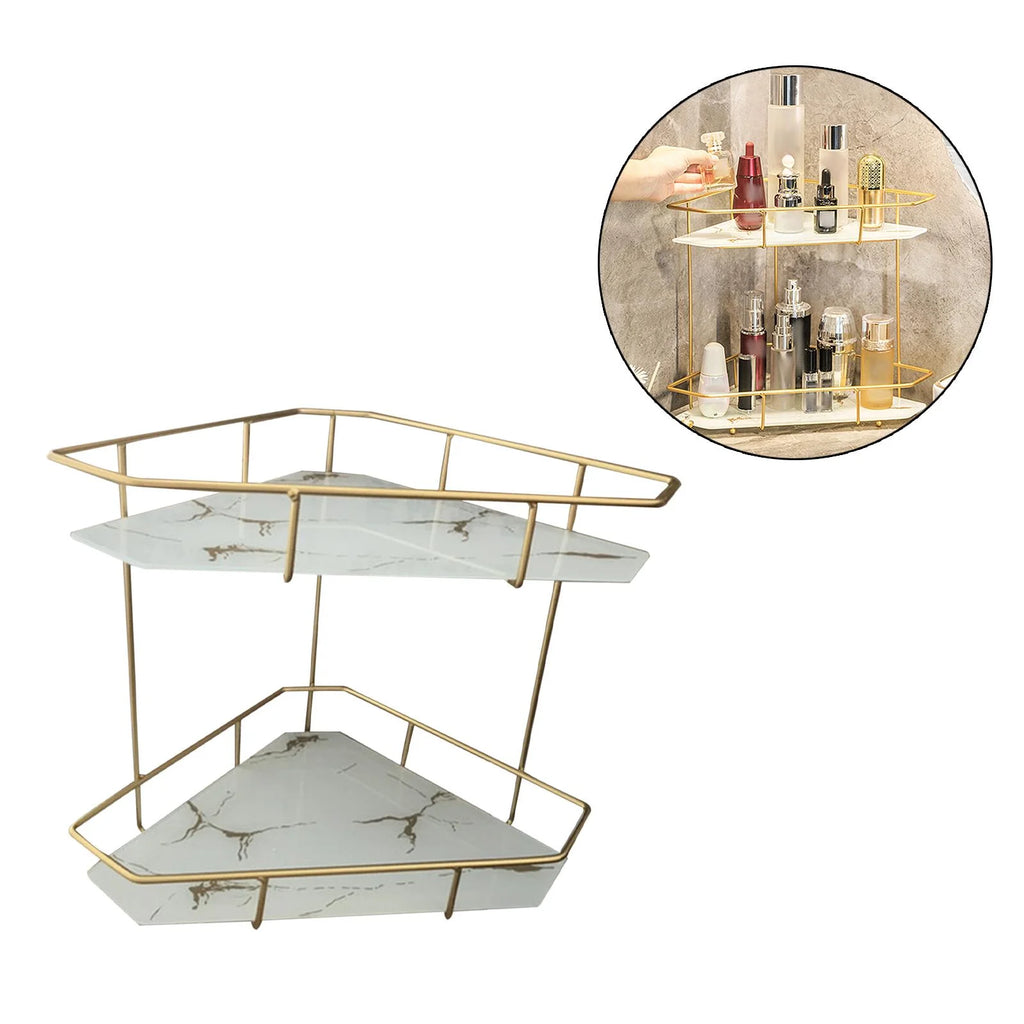 White Bottom Bathroom Storage Rack N455345