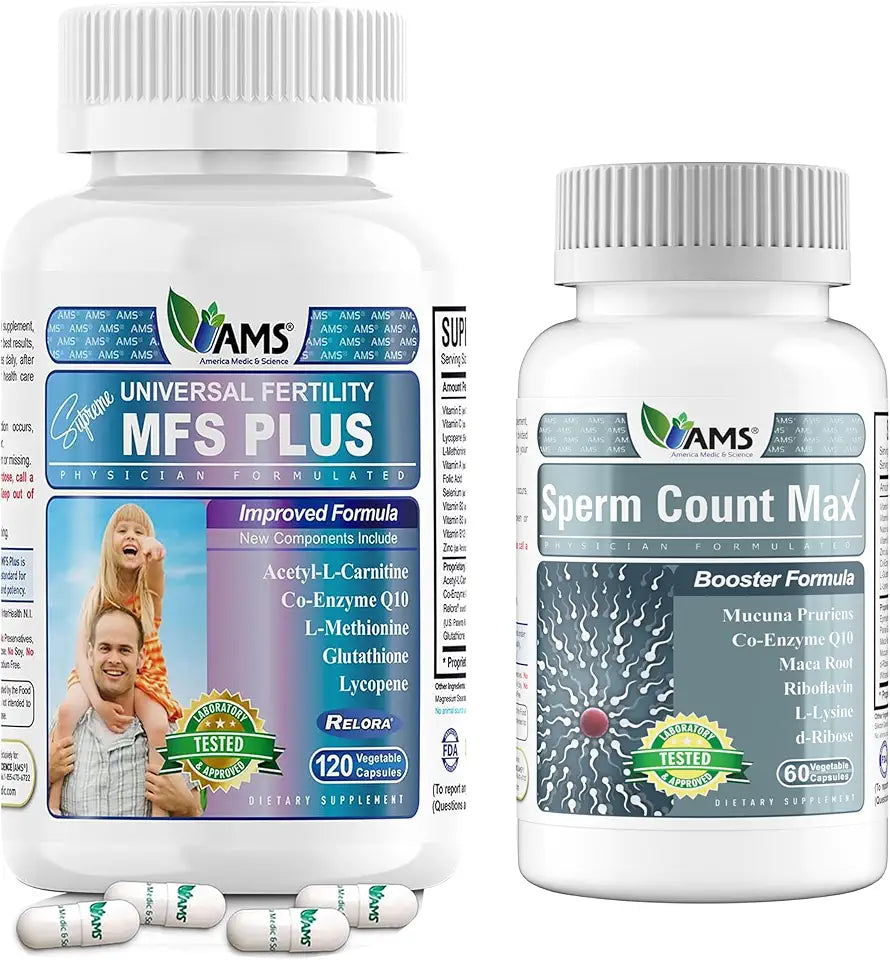 120 Capsules and 60 Capsules Fertility Supplements for Men G2057
