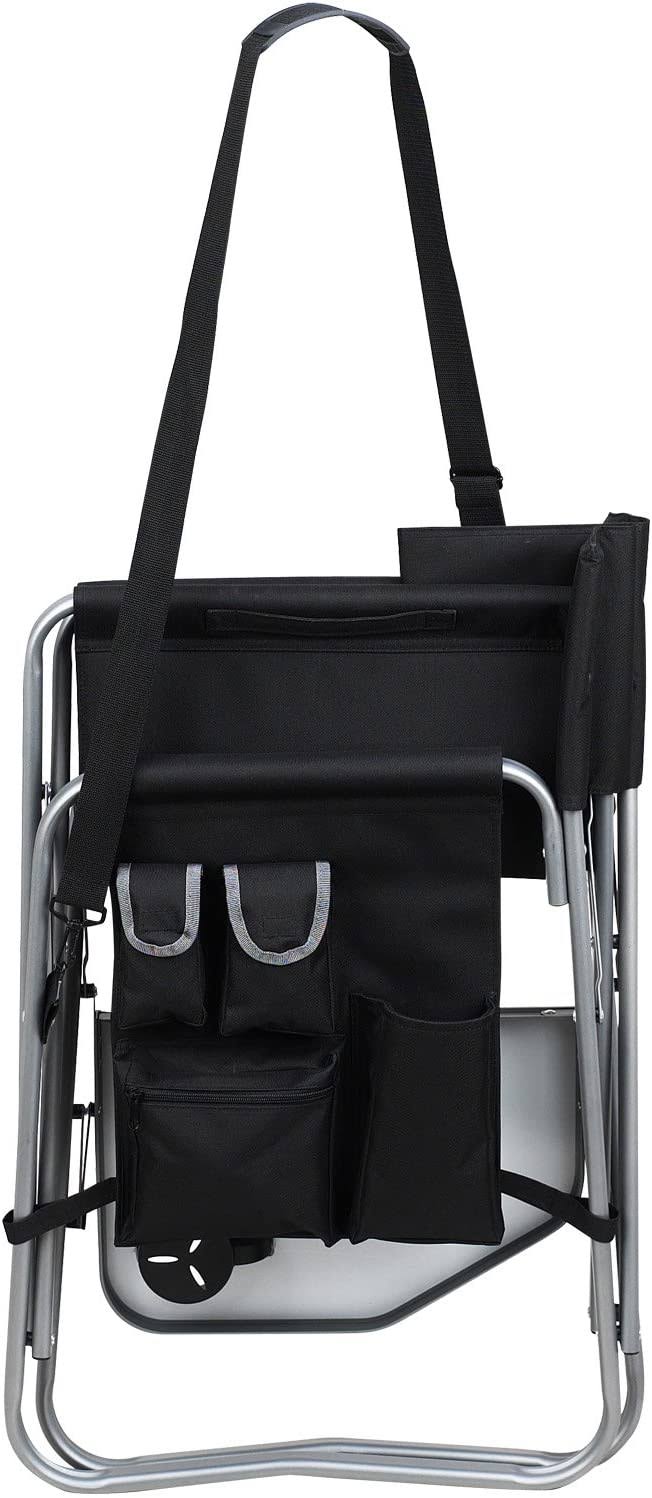 Folding Camping Chair with Table and Removable Cooler F996