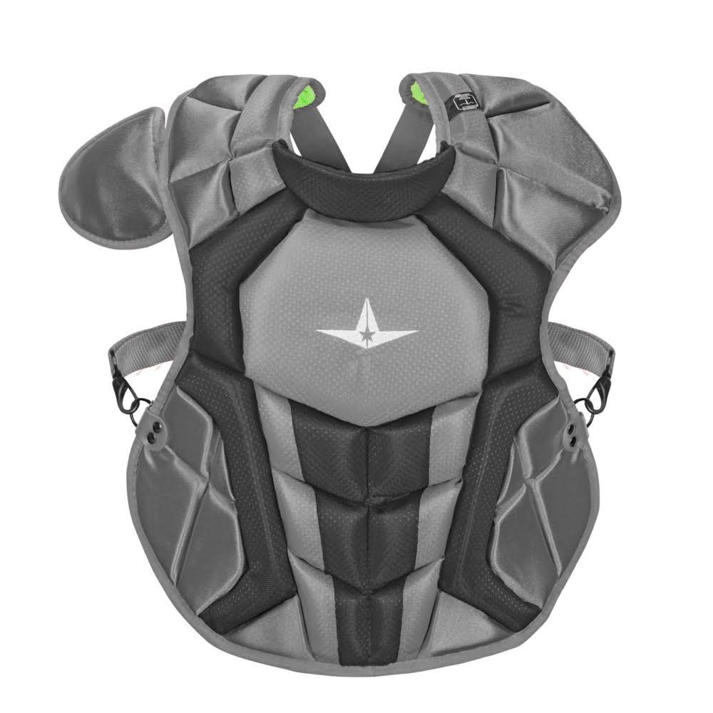 Black/Orange Chest Protector V683