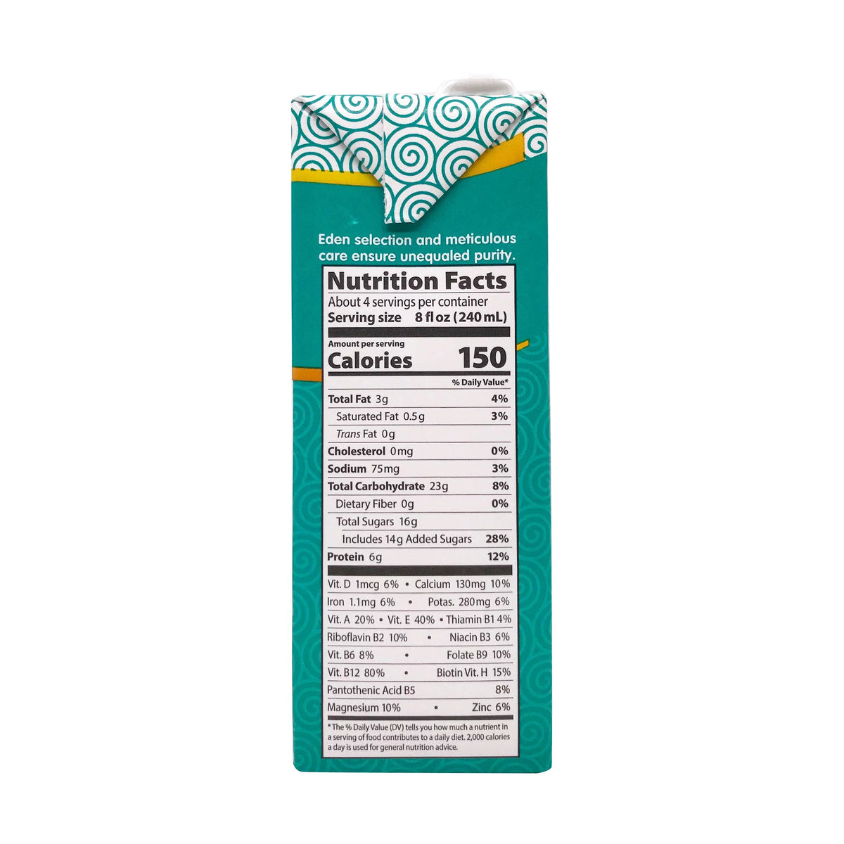Organic Vanilla Soymilk Q481787