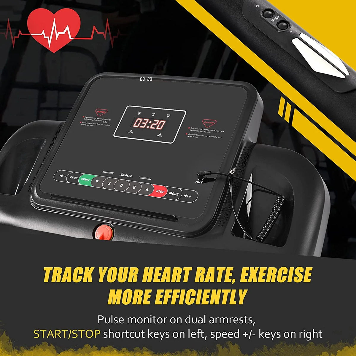 2.5HP Electric Treadmill with Speakers C55930