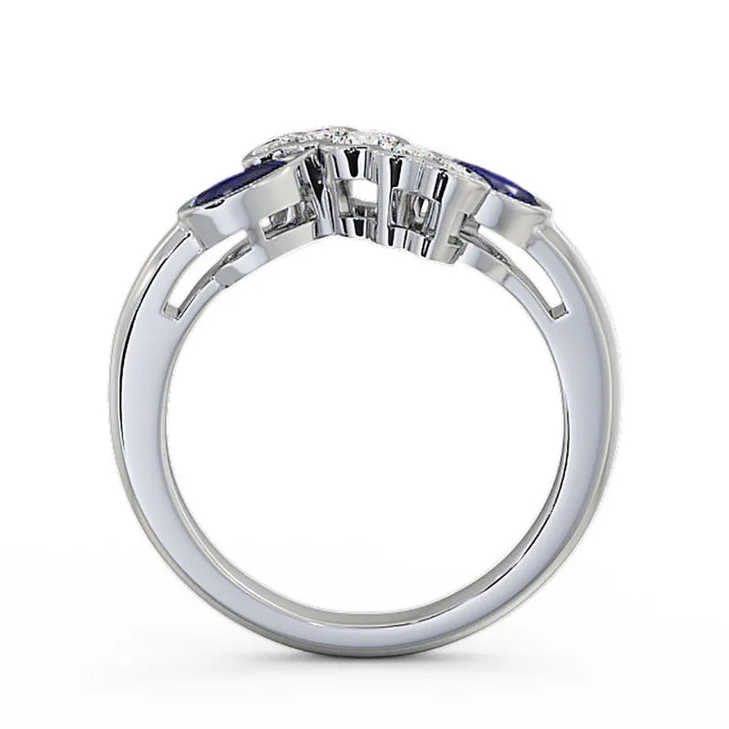 14K White Gold Eternity Band Size 11.5 I1475