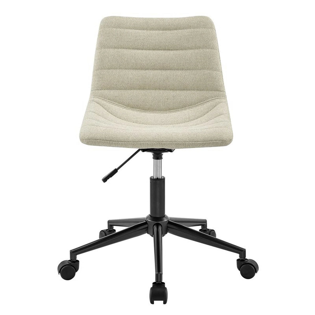 Cream Fabric Swivel Office Chair X169378