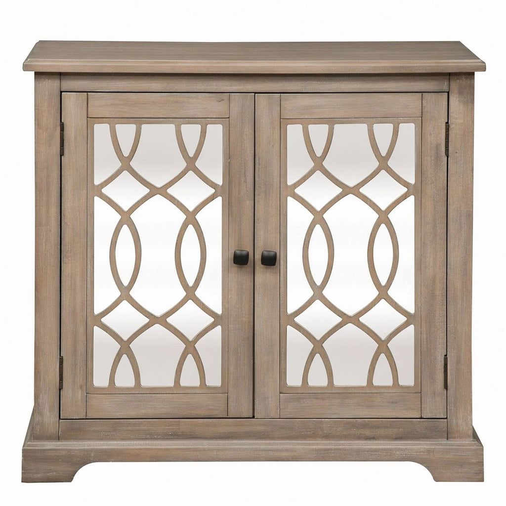 2 Door Mirrored Accent Cabinet H5151