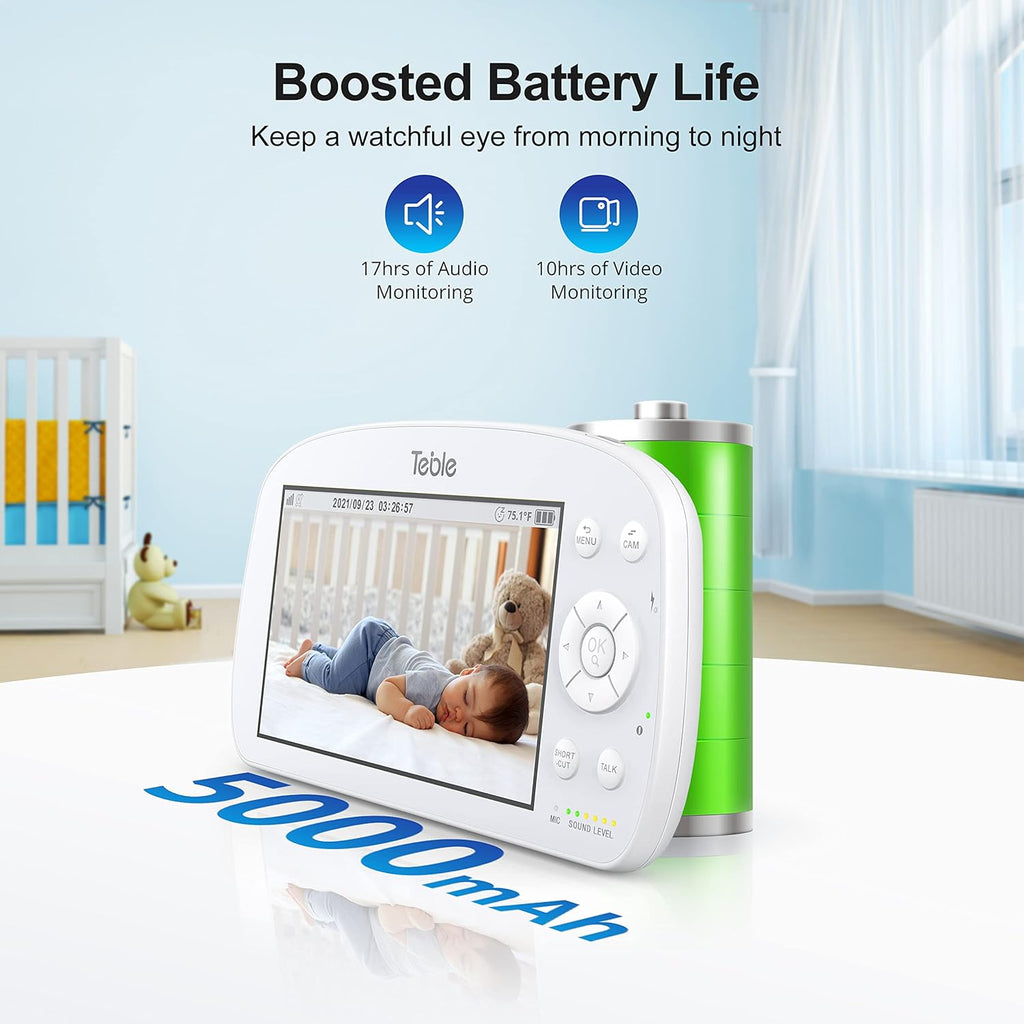 5.5 HD Video Baby Monitor with Camera and Audio G738