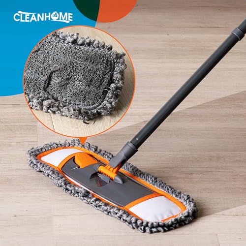 Extendable Multifunction Dust Mop with 3 Washable Mop Pads R321