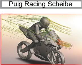 Racing Windscreen Dark Smoke S34987