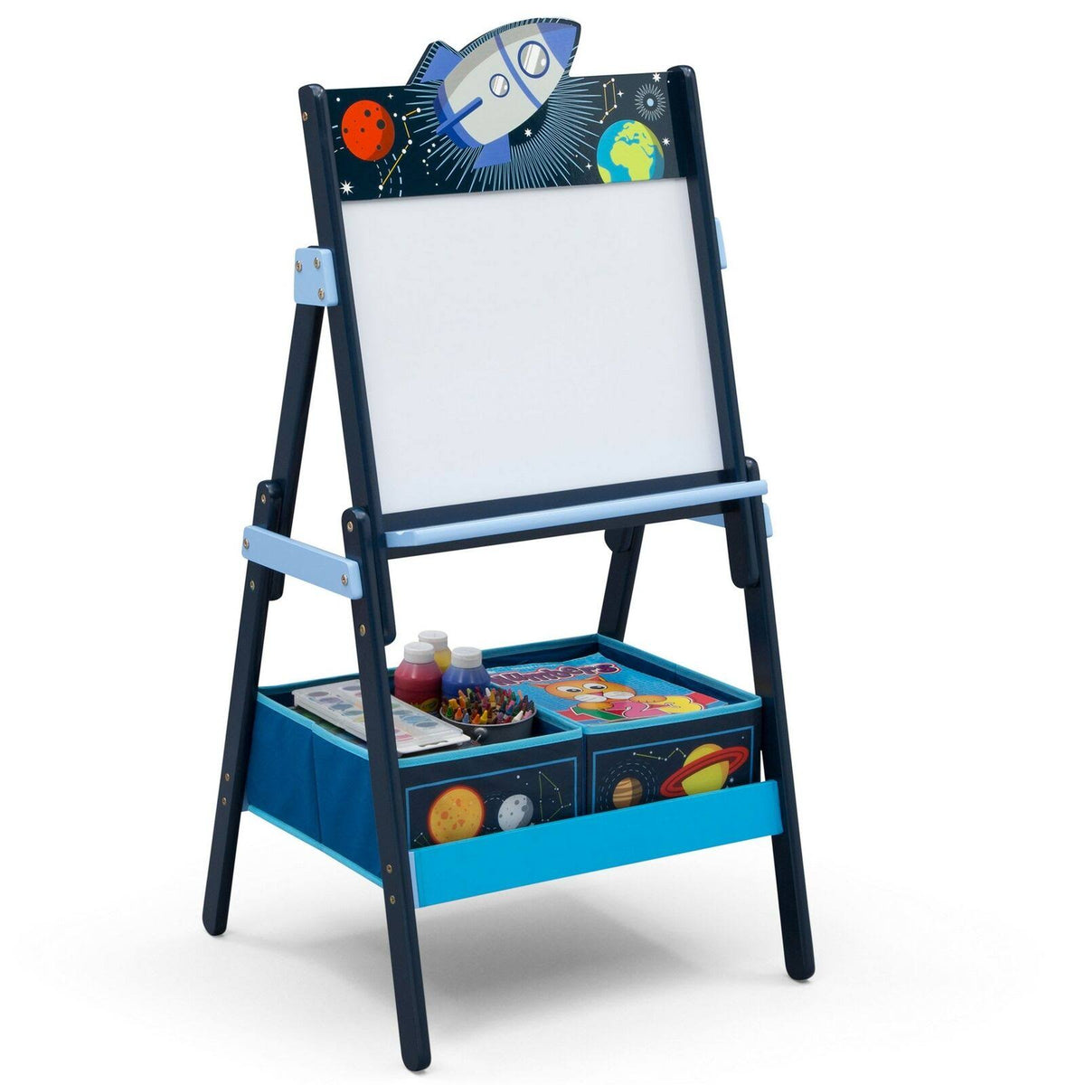 Wooden Activity Easel with Storage C716