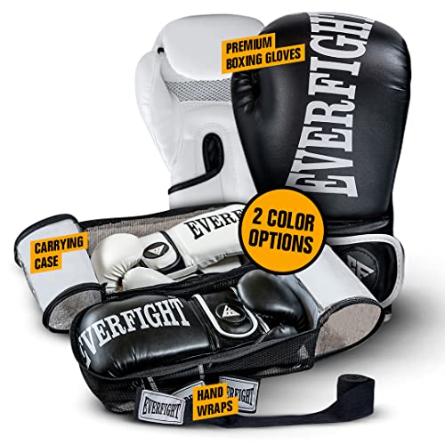 Boxing Gloves Set with Wraps & Carrying Bag, 10-16 oz T8507