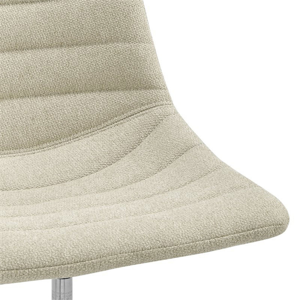 Cream Fabric Swivel Office Chair X169378