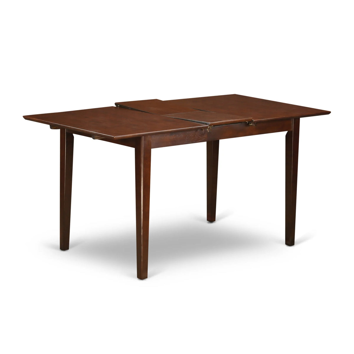 3-piece Wood Dining Set in Mahogany Brown Beige U34369