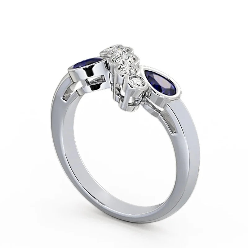 14K White Gold Eternity Band Size 11.5 I1475