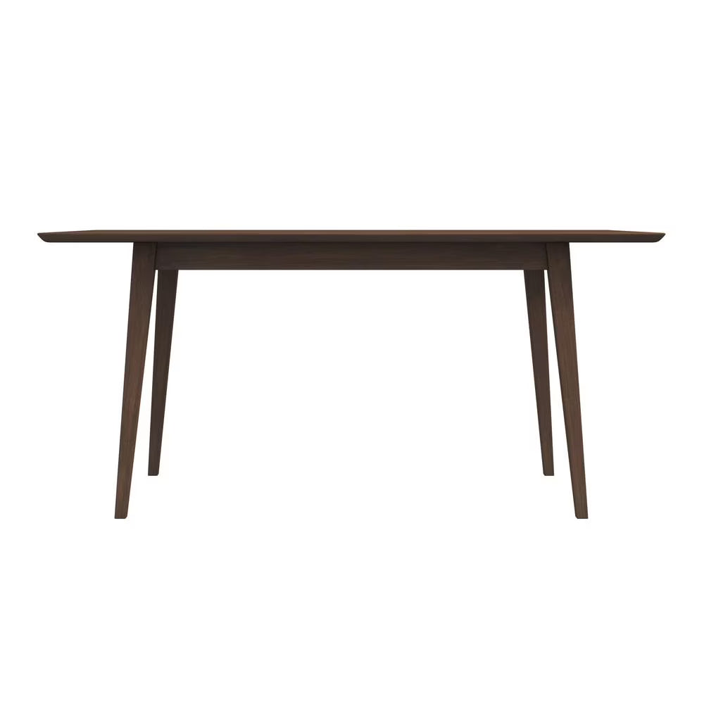 Solid Wood Walnut Rectangular Kitchen Dining Room Table R447980