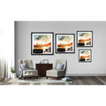 Framed Giclee Print 38x38 V22049