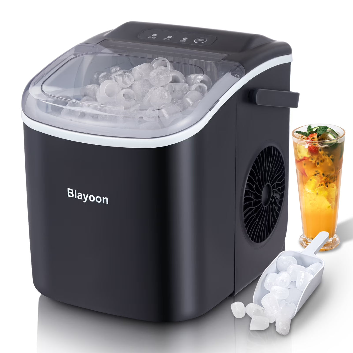 Countertop Ice Maker with Ice Scoop and Basket M280