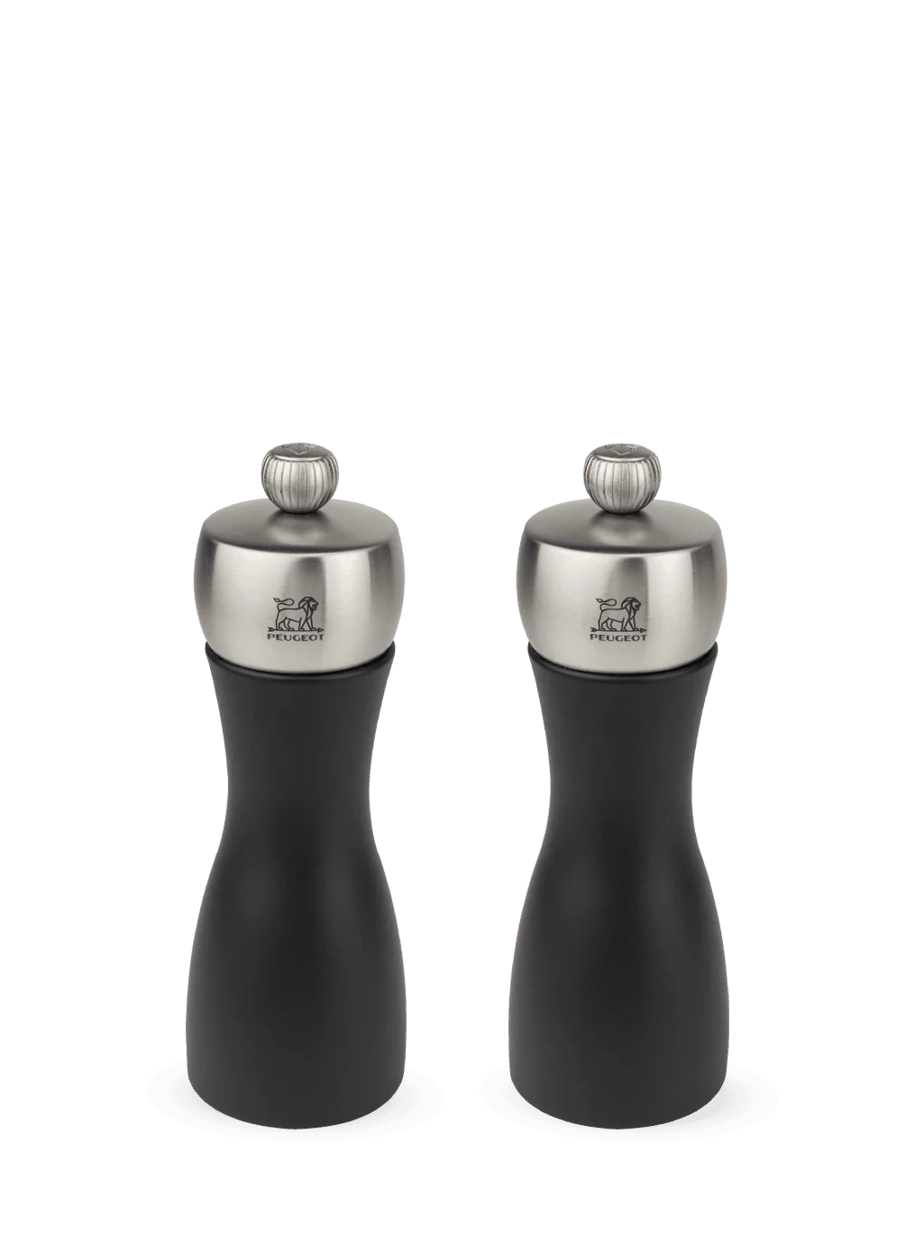 Black Wood Stainless Pepper and Salt Mill Set R913