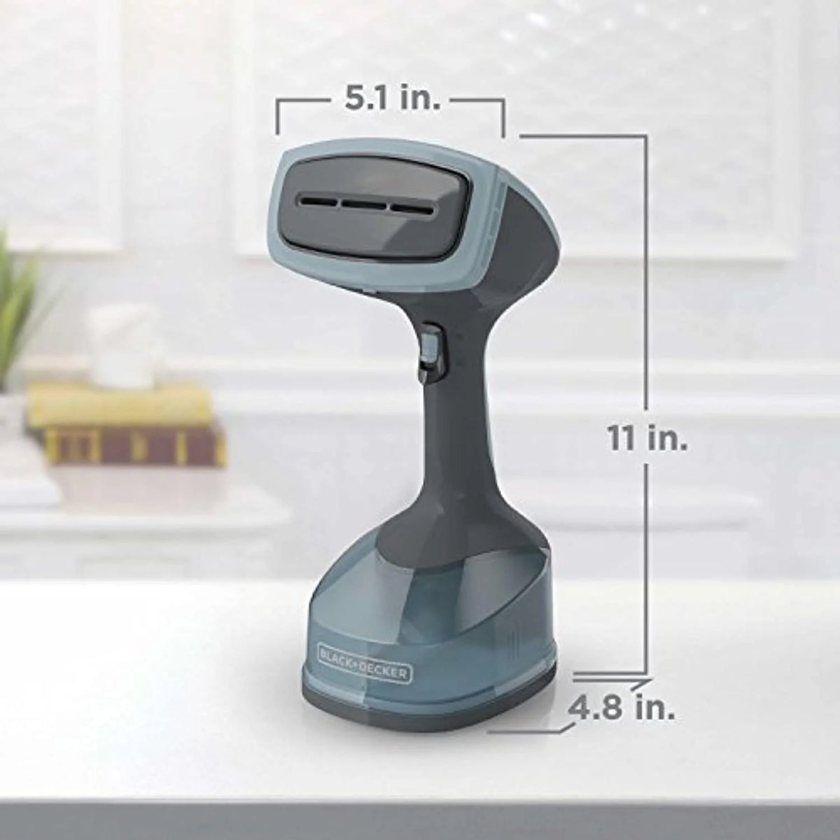 Handheld Garment Fabric Steamer with 3 Attachments D221