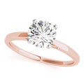 14K Diamond Cathedral Solitaire Engagement Ring G5639
