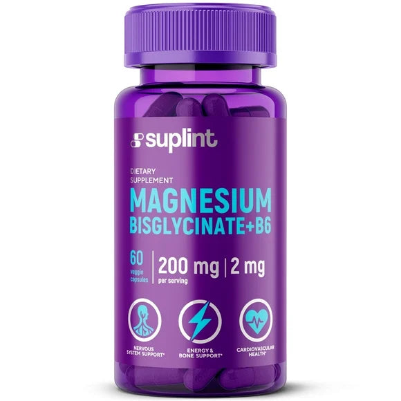 Magnesium Bisglycinate with Vitamin B6 60 Capsules T355667