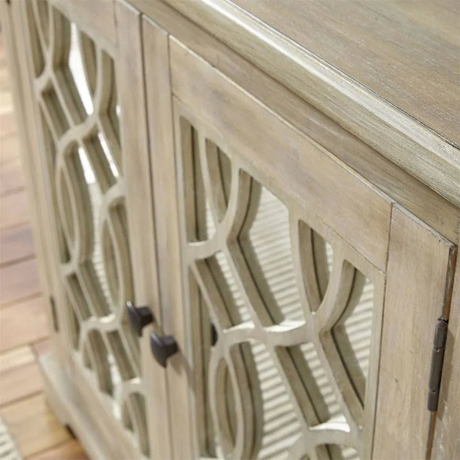 2 Door Mirrored Accent Cabinet H5151
