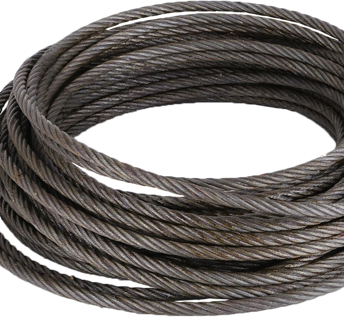 Winch Cable 8/17Inch x 100Ft Replacement Wire Rope 4400LBS Fiber Core Swivel Hook Pack of 2 A119