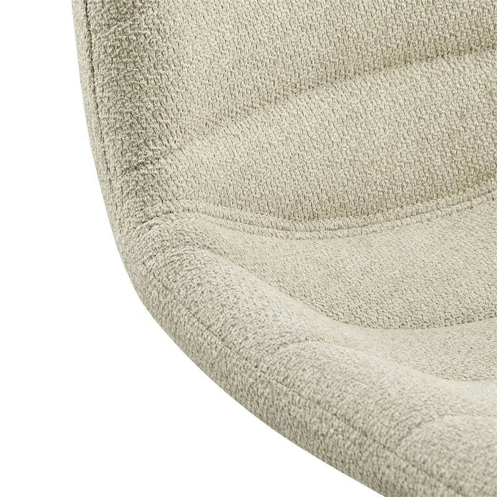 Cream Fabric Swivel Office Chair X169378