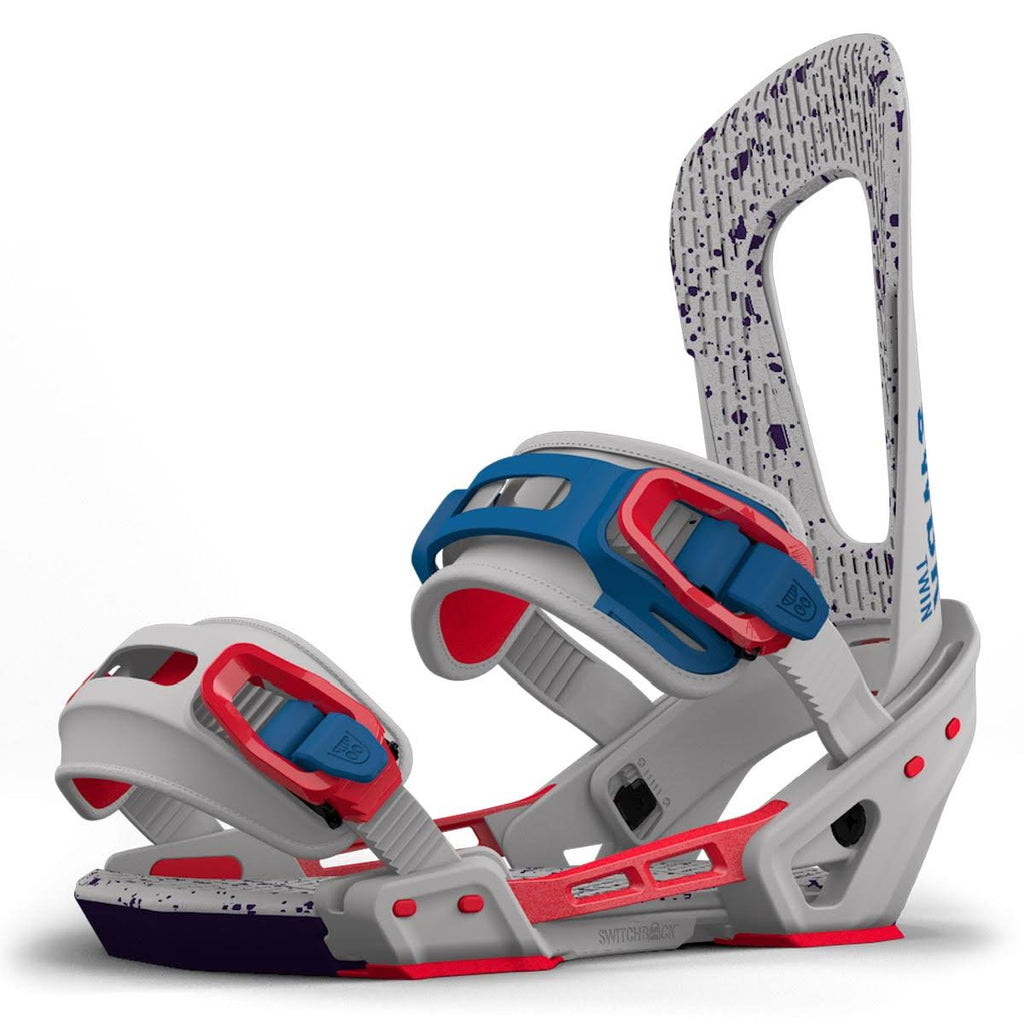 White Xs-M Snowboard Binding O822
