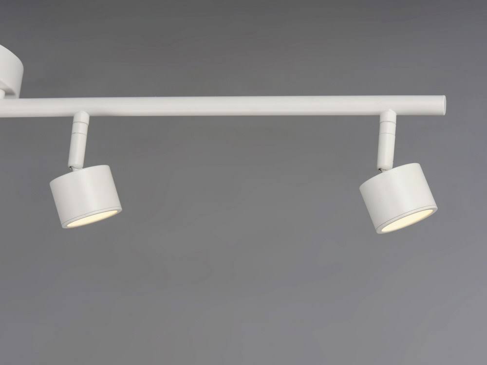 Satin Nickel 4-Light Fixed Rail Track Light E1675
