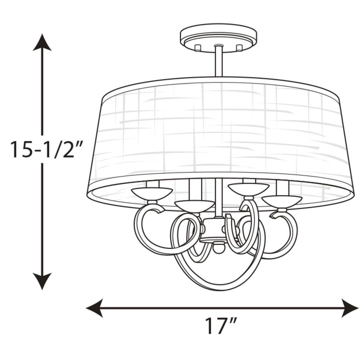 Semi-Flush Convertible Light Q6163